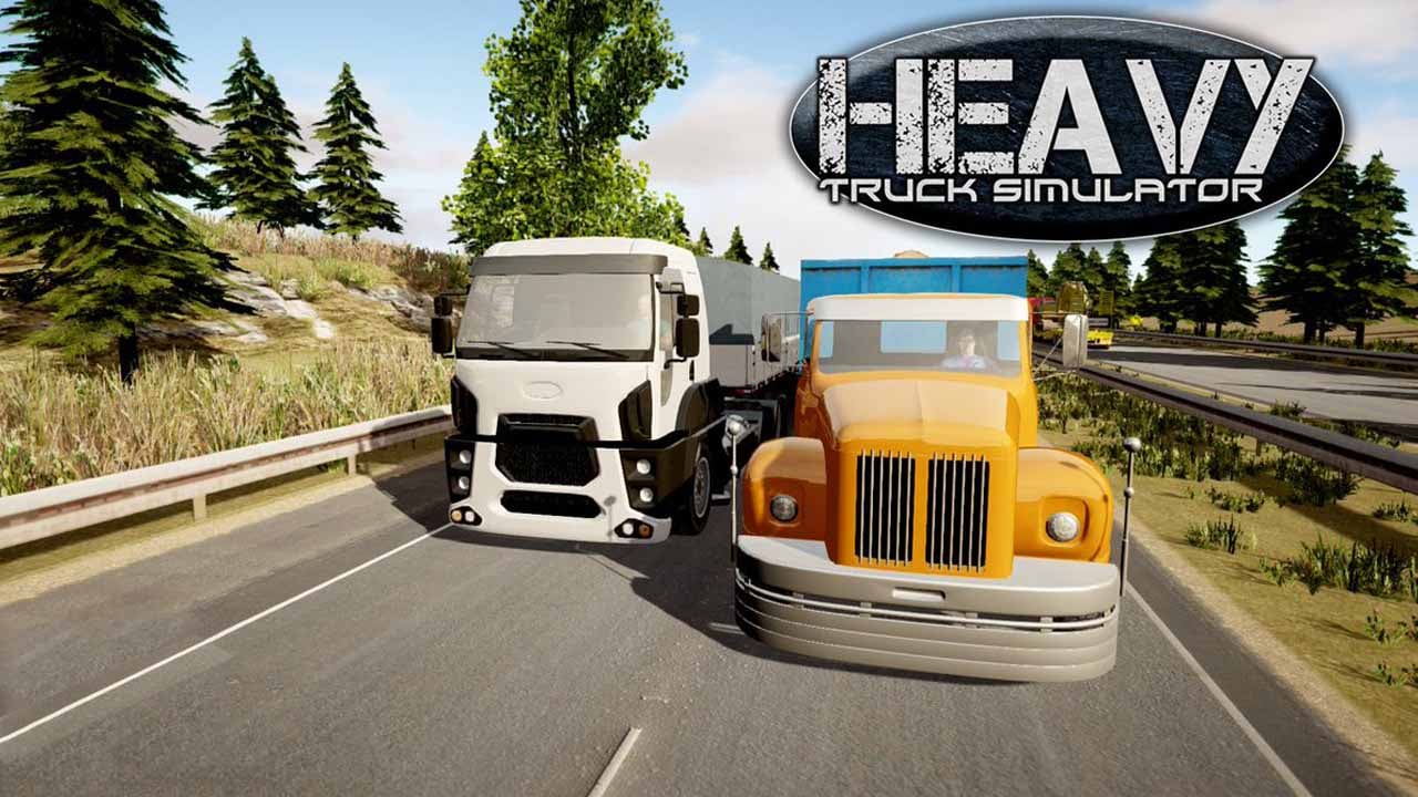 Heavy truck simulator poster