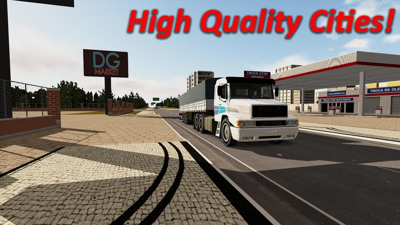 Heavy truck simulator screen 1