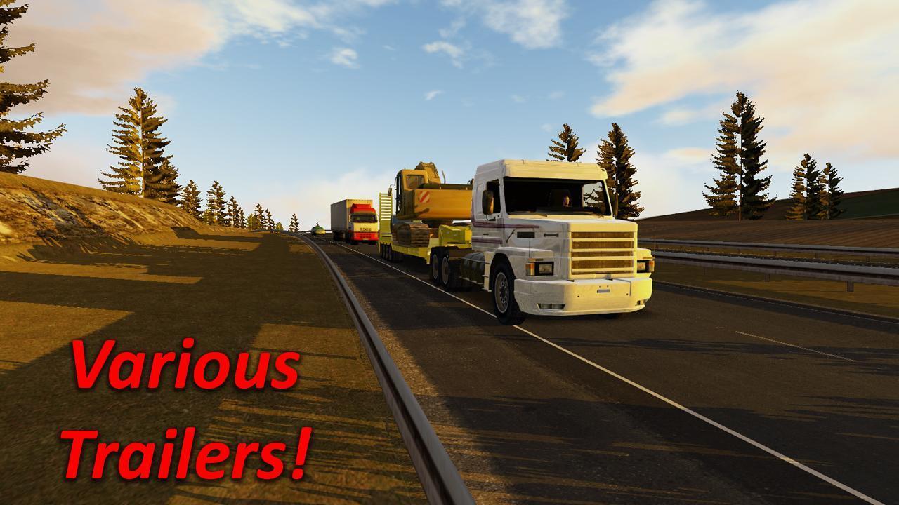 Heavy truck simulator screen 2