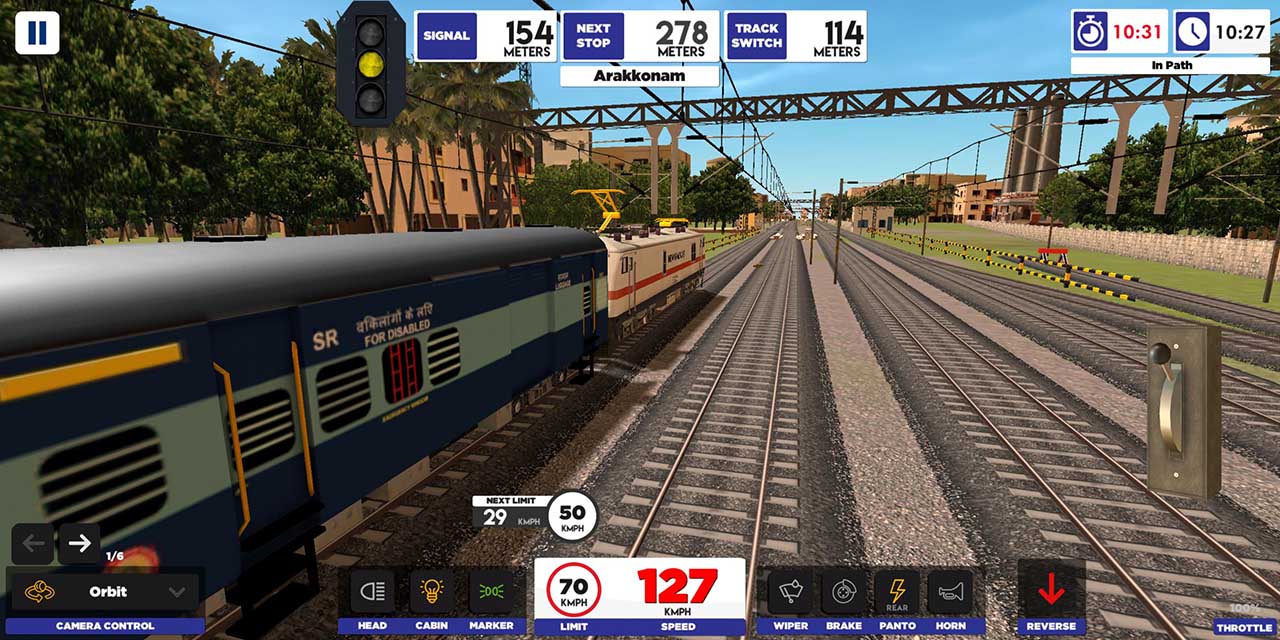 Indian Train Simulator screen 1