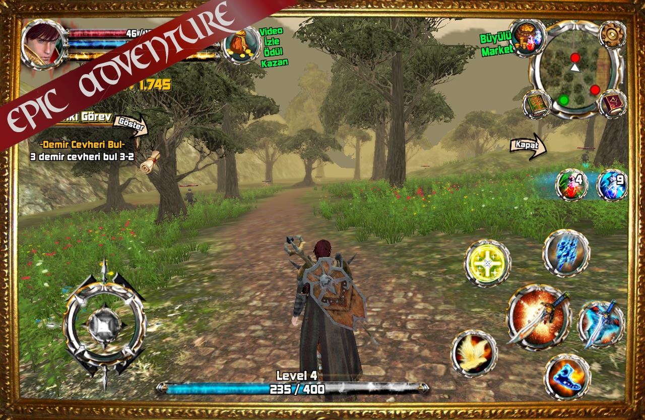 Kingdom Quest Crimson Warden 3D RPG screen 0