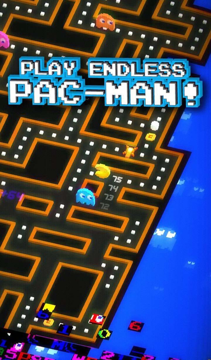 PAC MAN 256 Endless Maze screen 0