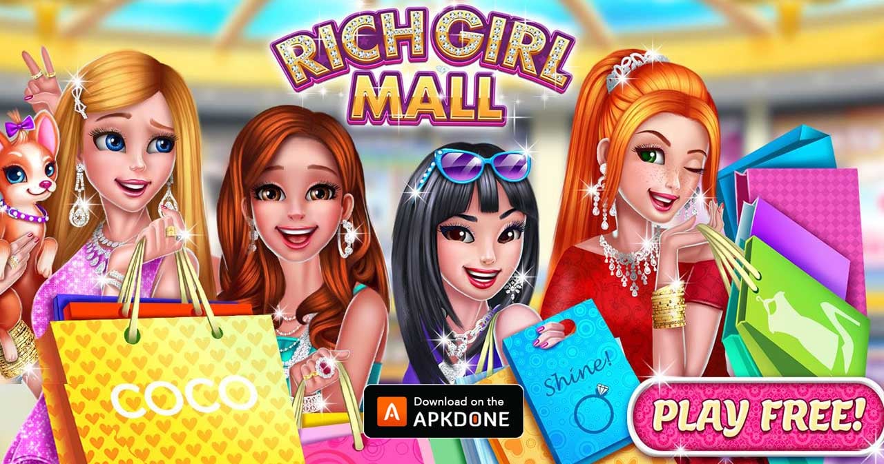rich girl mall game online
