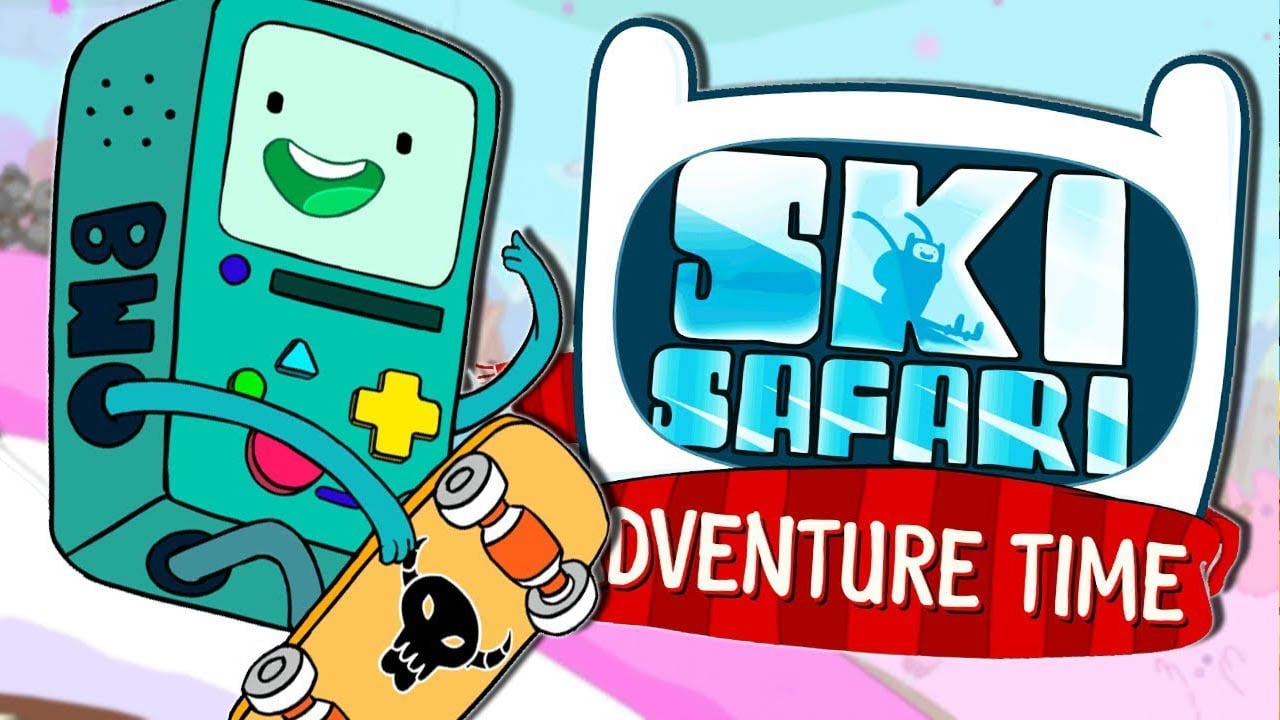 Ski Safari Adventure Time poster