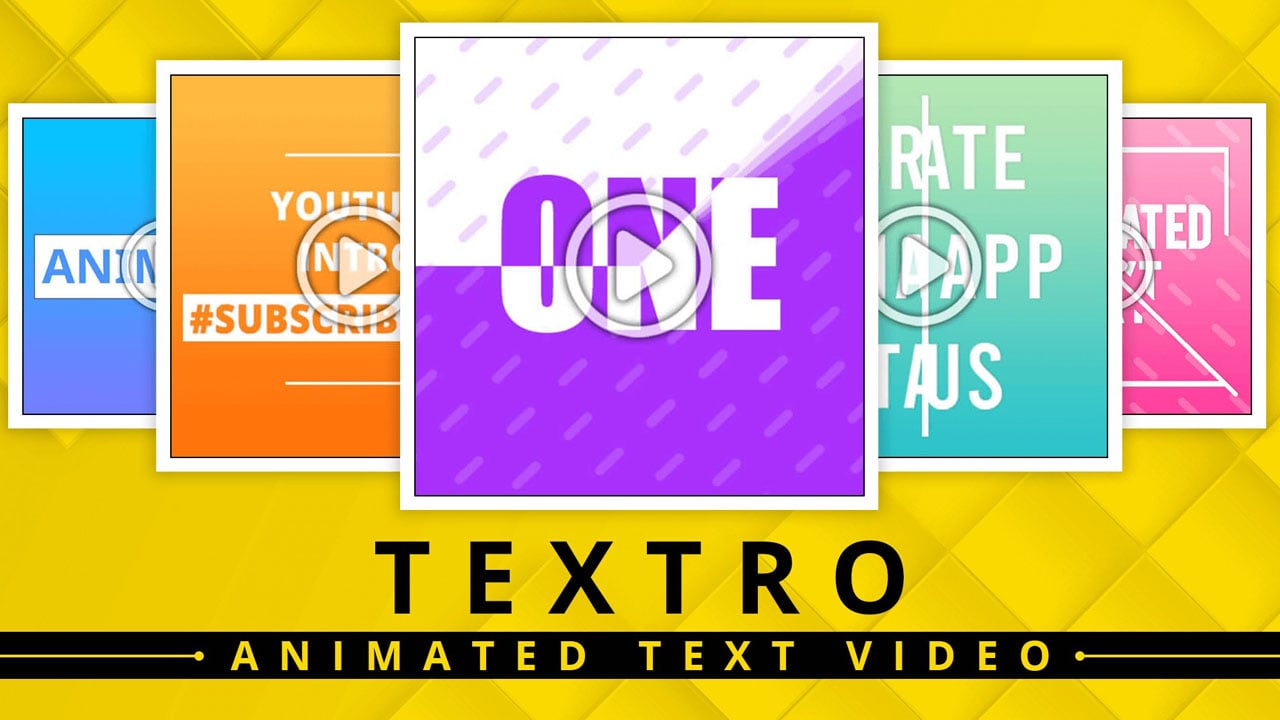 Textro Animated Text Video poster