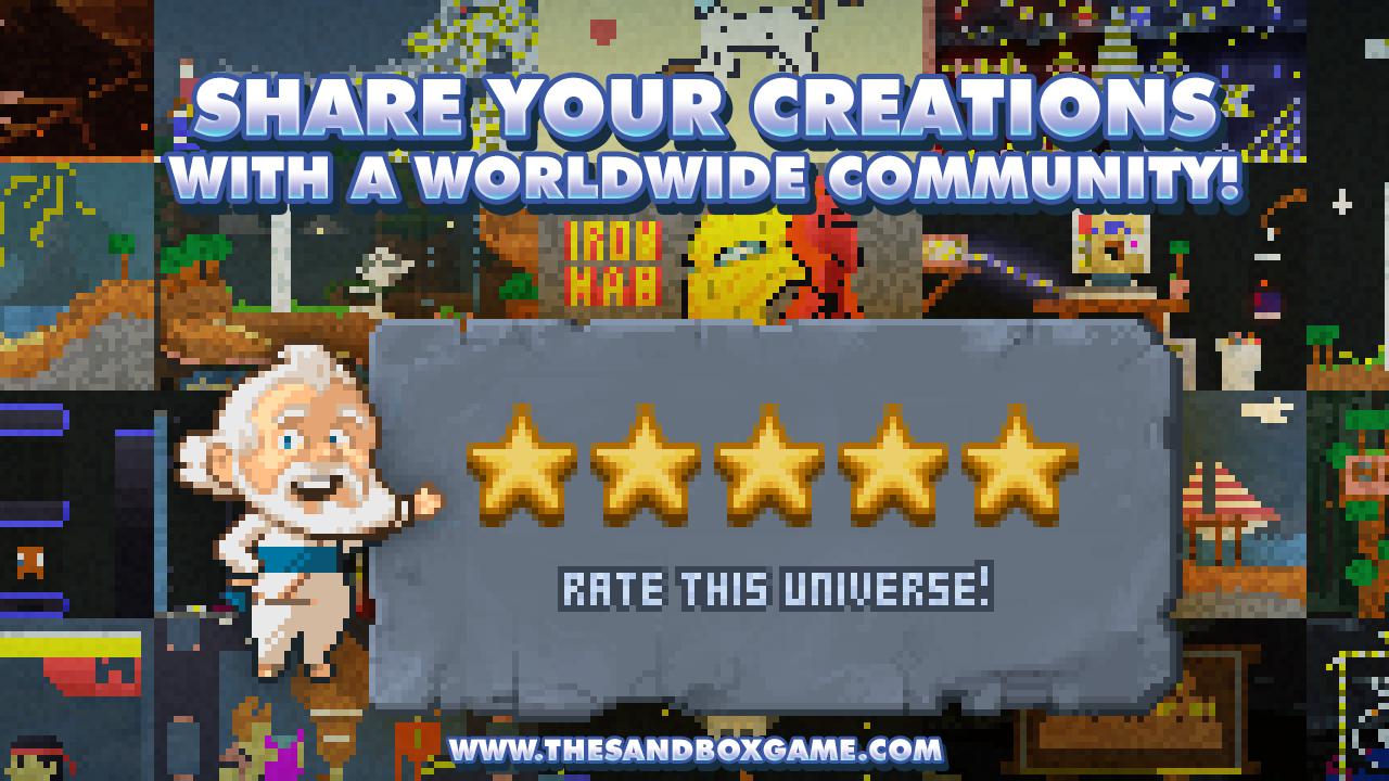The Sandbox Craft Play Share screen 4