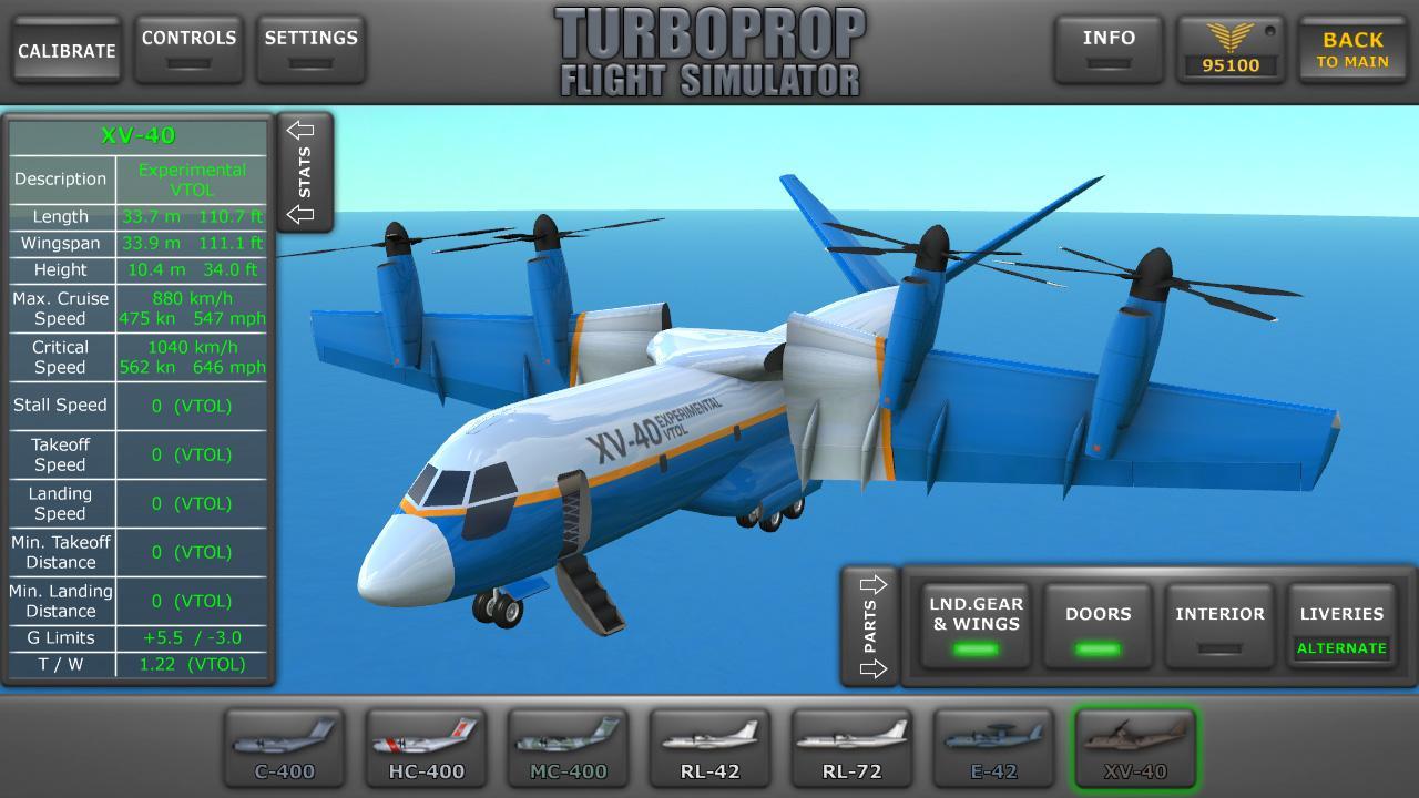 Turboprop Flight Simulator 3D screen 0