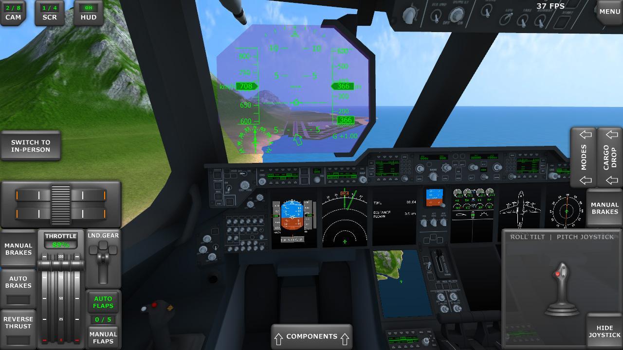 Turboprop Flight Simulator 3D screen 2