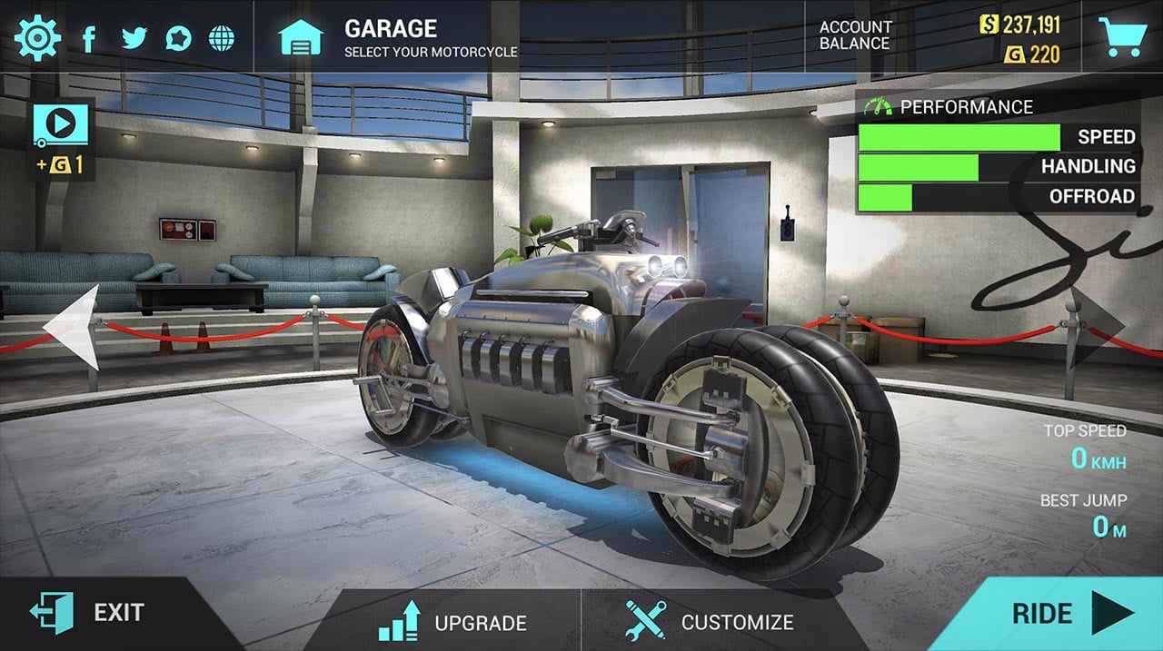 Ultimate Motorcycle Simulator screen 1