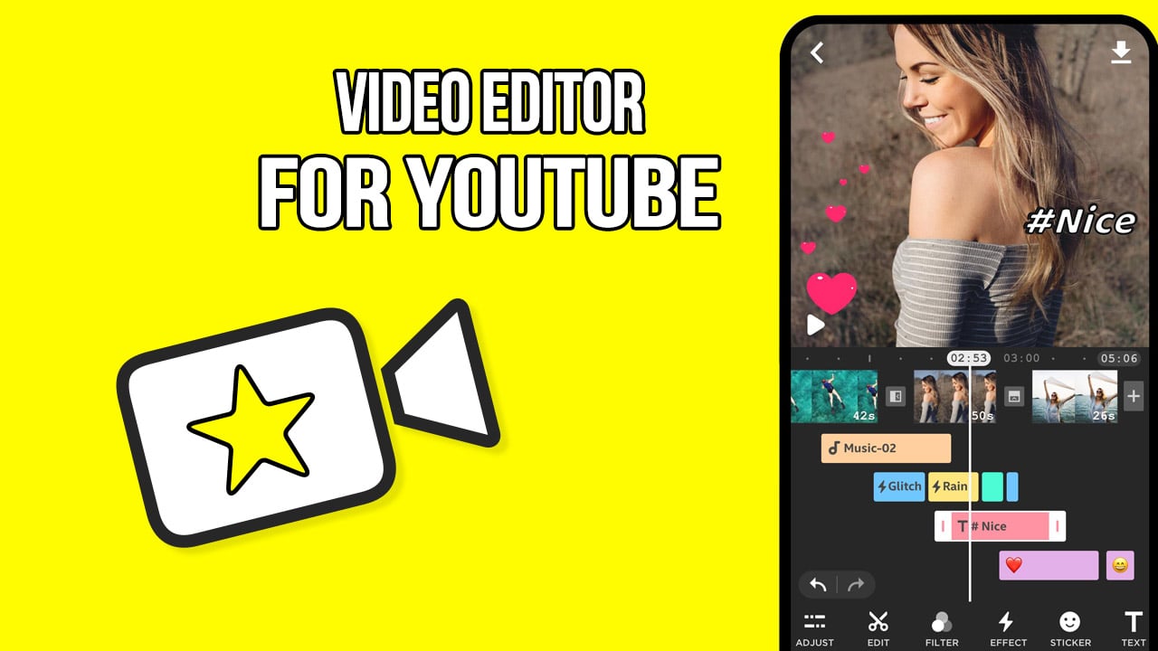 Video Editor for Youtube poster