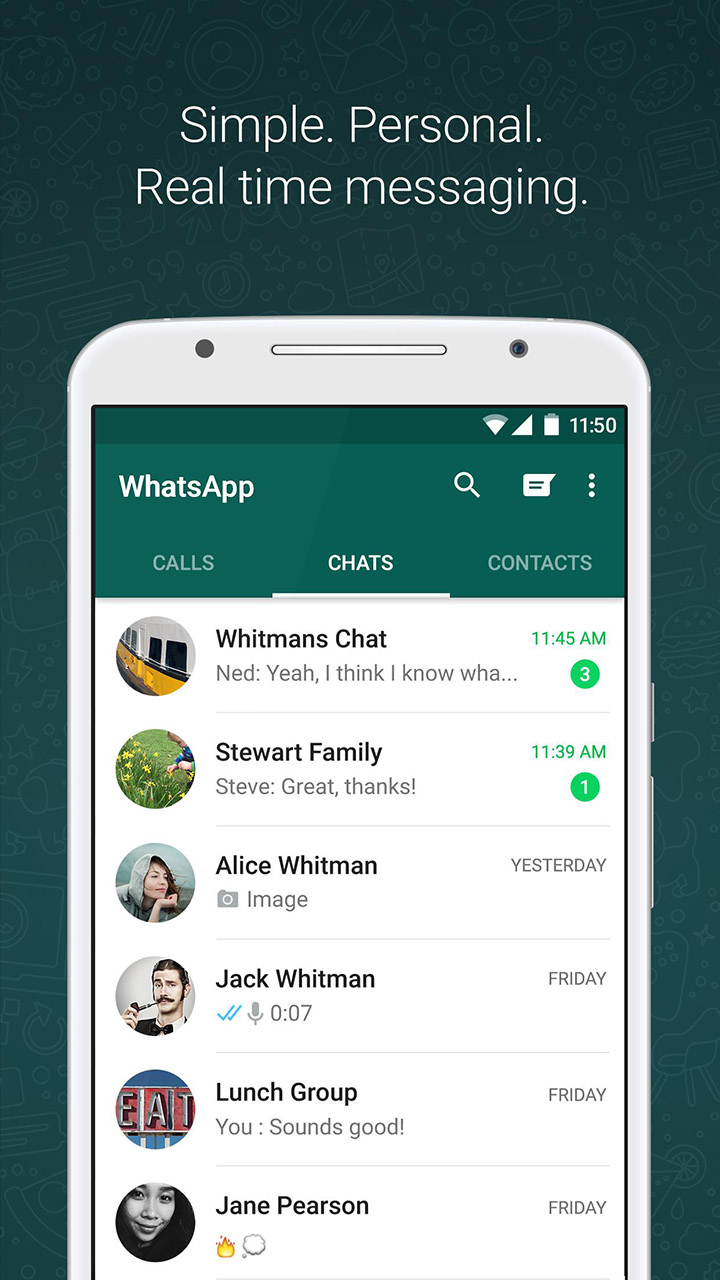 WhatsApp Messenger screen 0