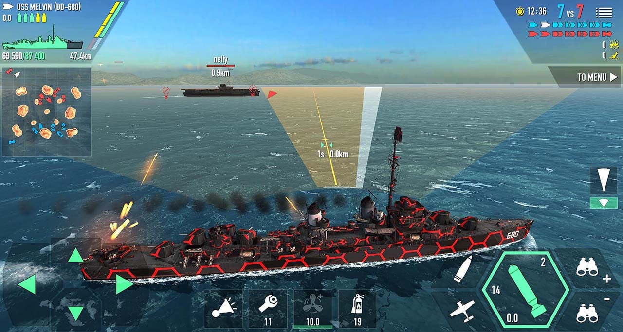 Battle of Warships Naval Blitz screen 1