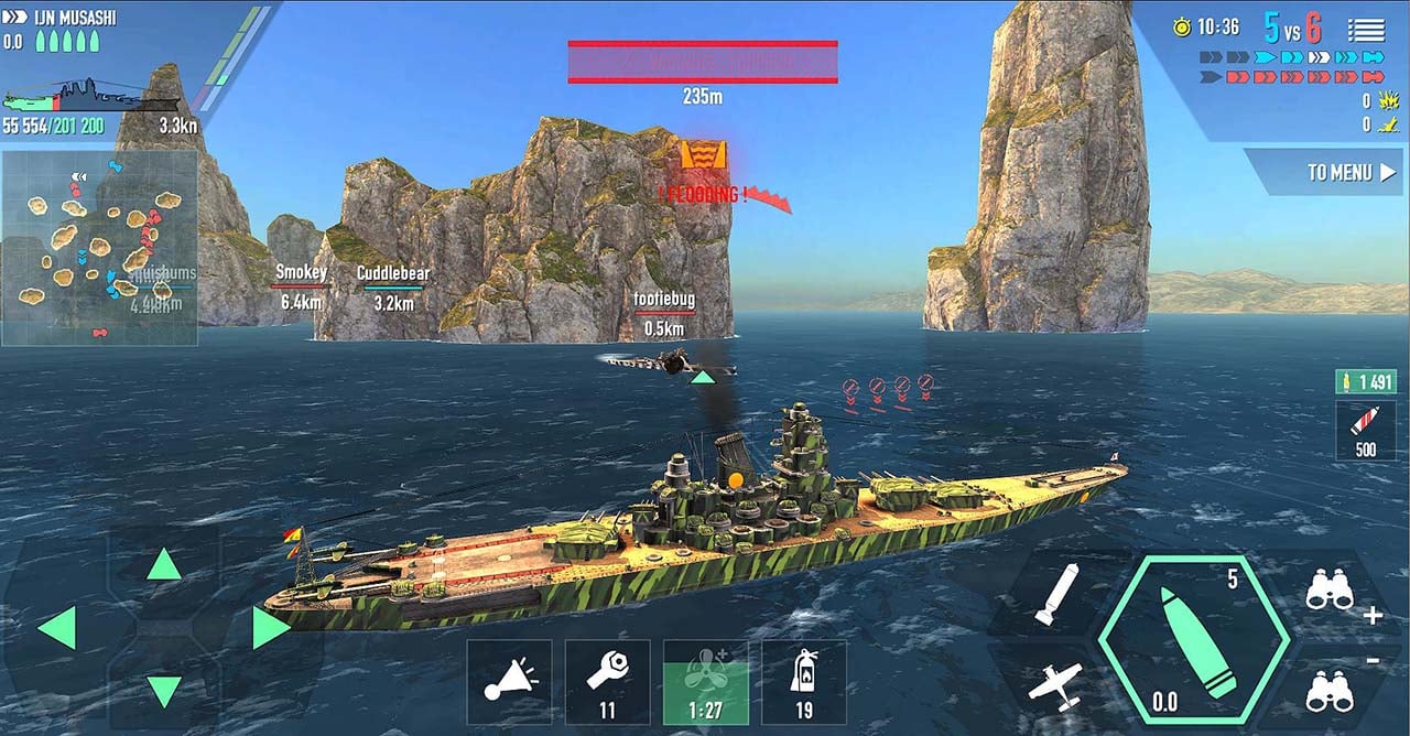 Battle of Warships Naval Blitz screen 3