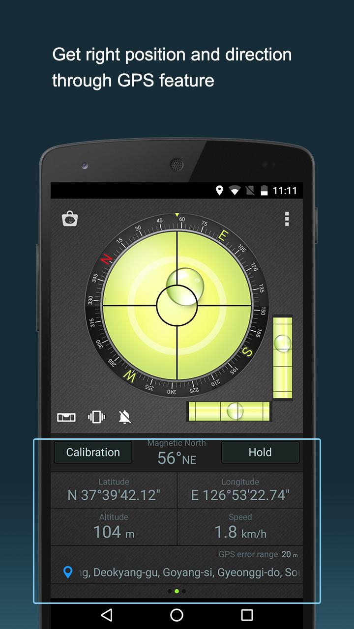 Compass Level & GPS screen 3