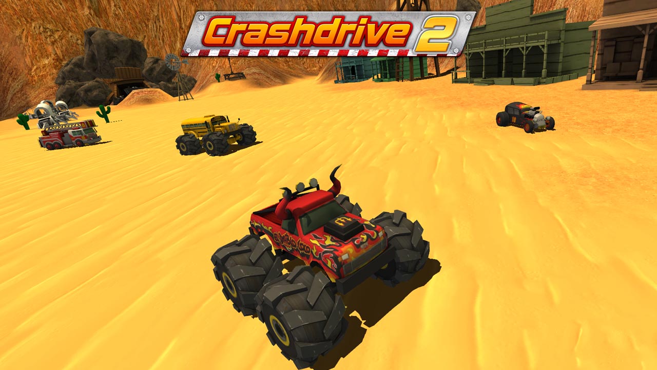 Crash Drive 2 3D racing cars poster