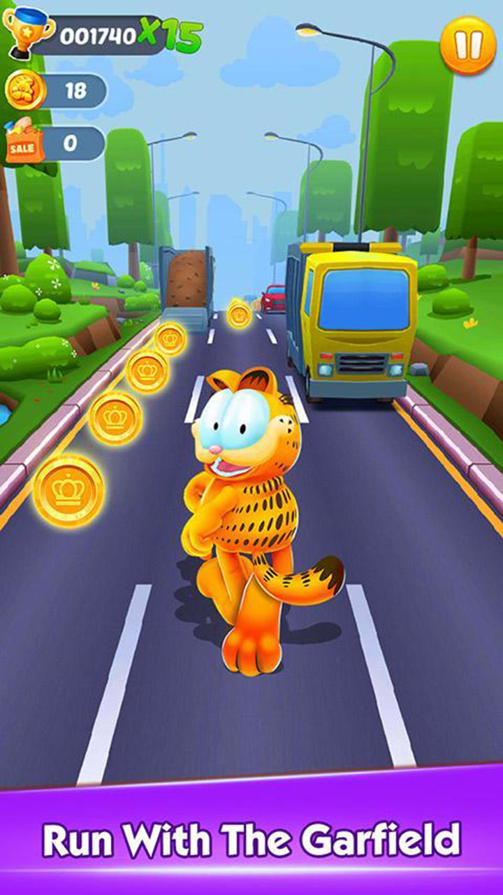Garfield Rush screen 0