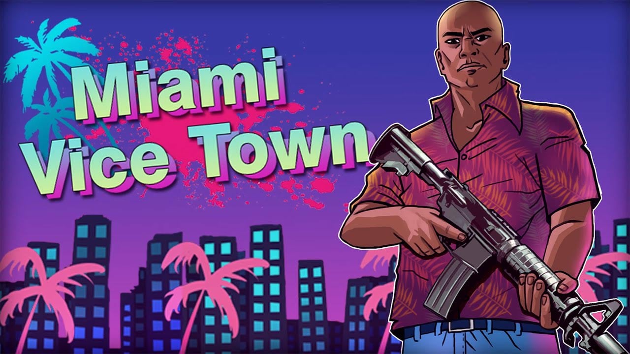 Miami Crime Vice Town poster