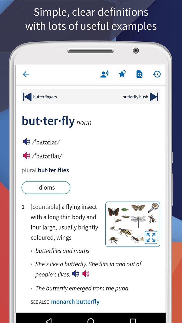 Oxford Advanced Learner's Dictionary 10th edition screen 1