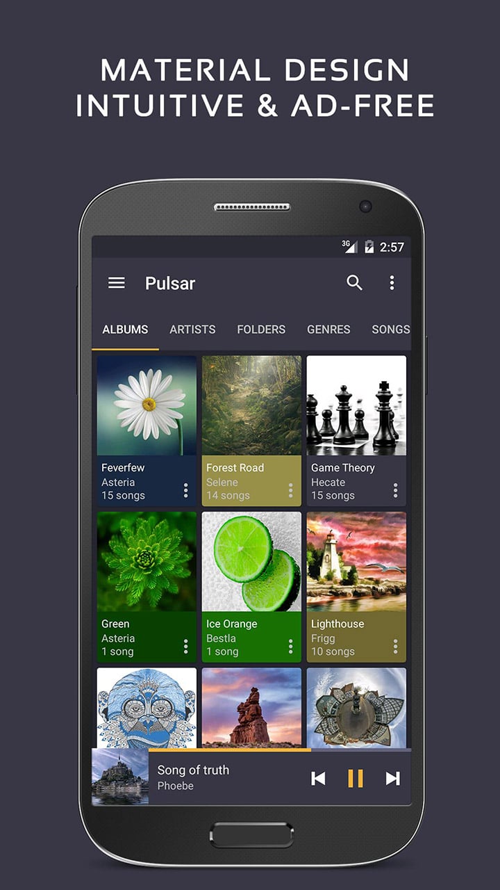 Pulsar Music Player screen 0