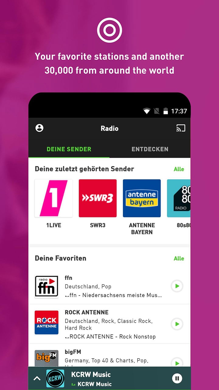 Radio net PRIME screen 4