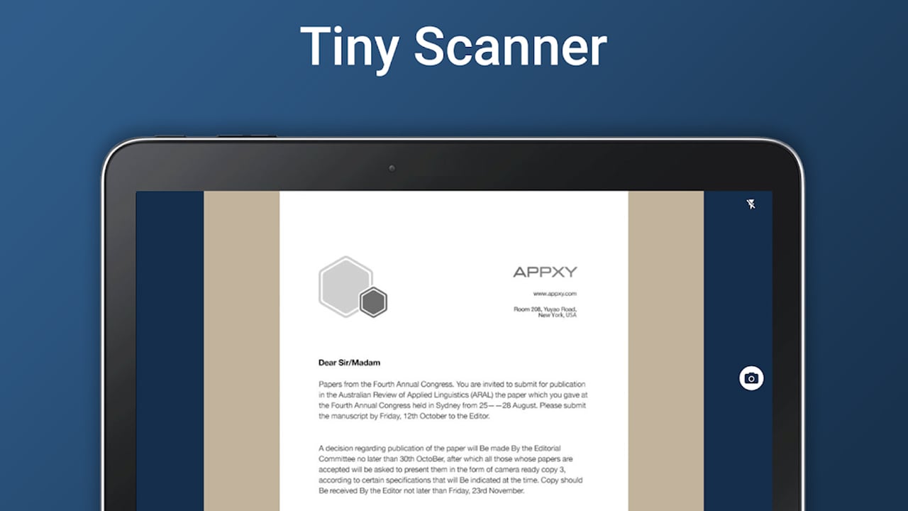 Tiny Scanner Pro poster