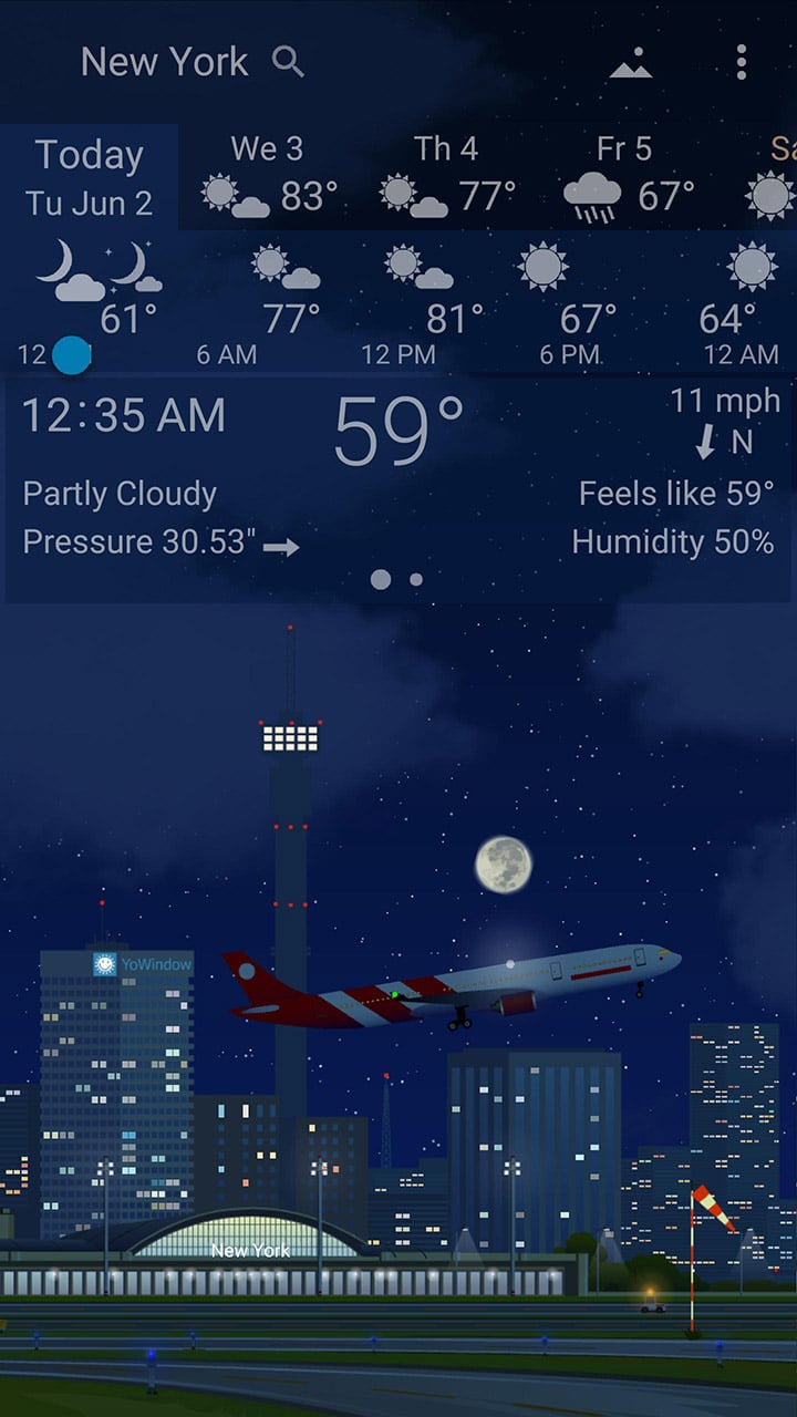 YoWindow Weather screen 5