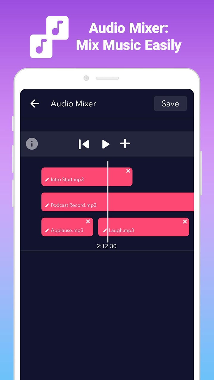 AudioApp MP3 Cutter and Ringtone Maker screen 1