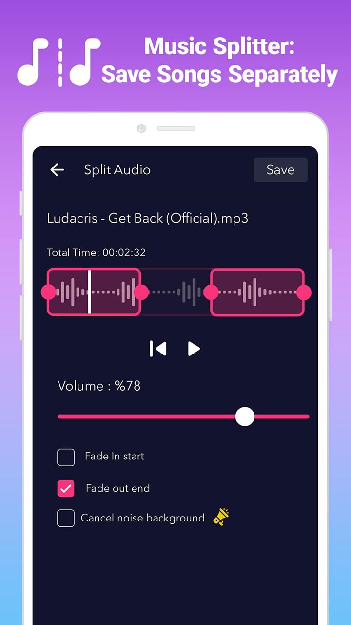 AudioApp MP3 Cutter and Ringtone Maker screen 4