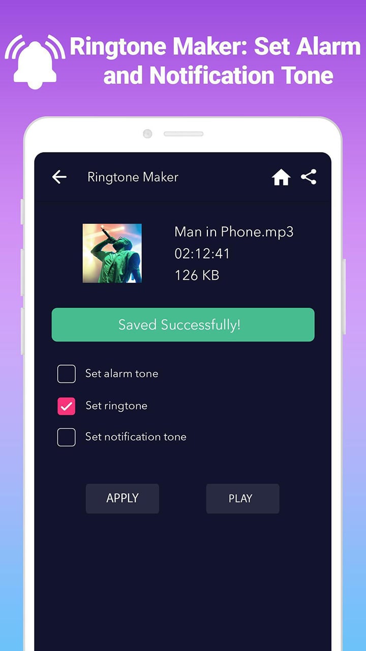 AudioApp MP3 Cutter and Ringtone Maker screen 5