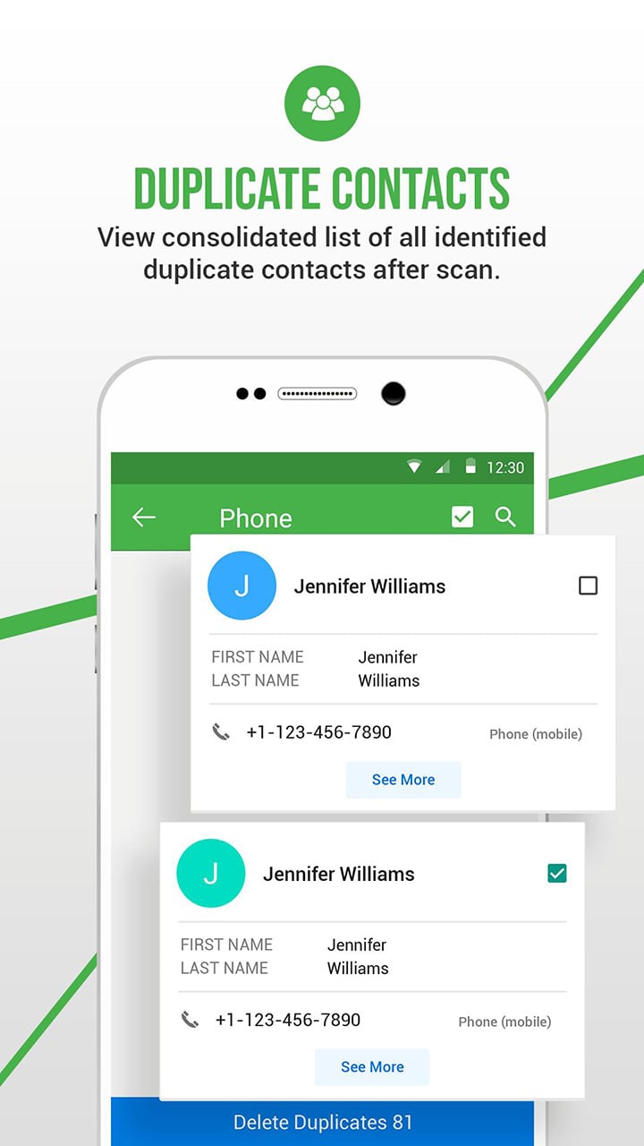 Duplicate Contacts Fixer and Remover screen 5