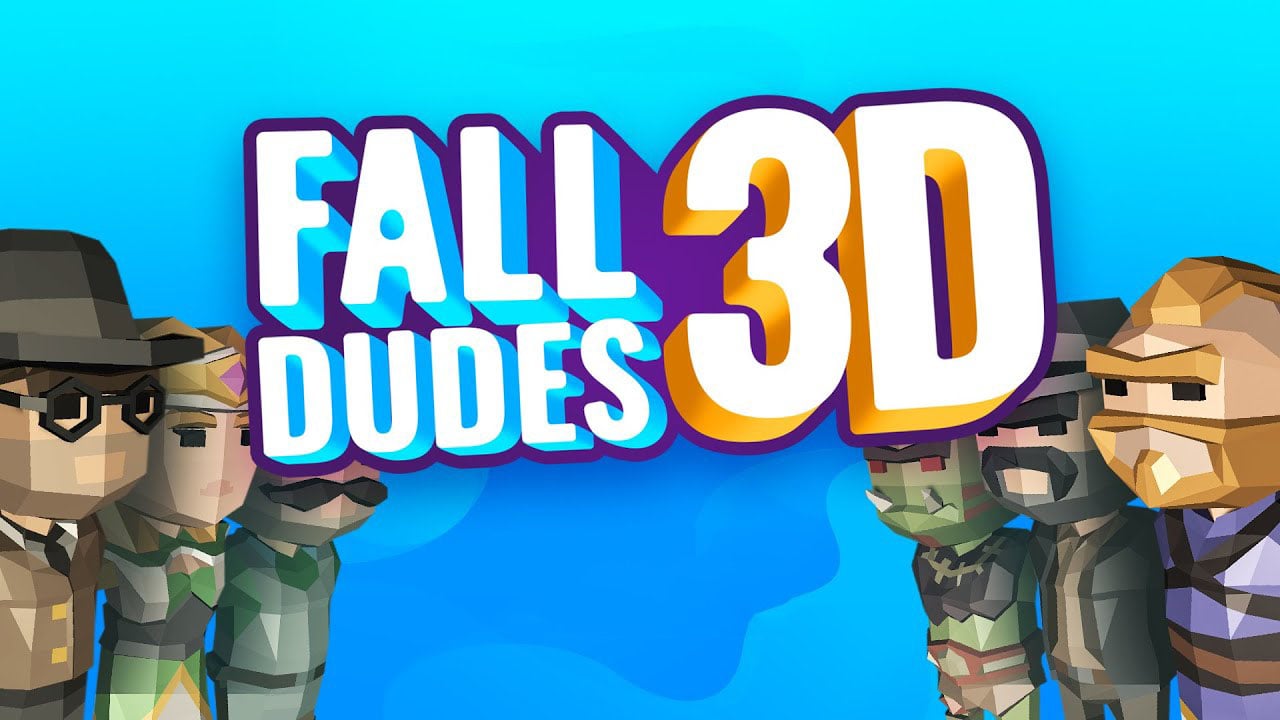 Fall Dudes 3D poster
