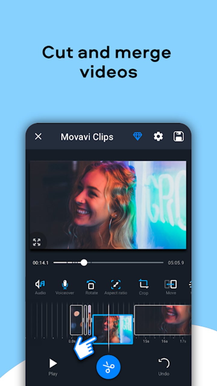Movavi Clips screen 3