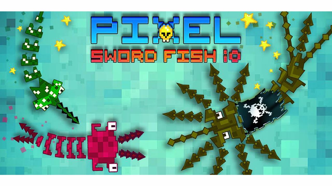 Pixel Sword Fish io poster