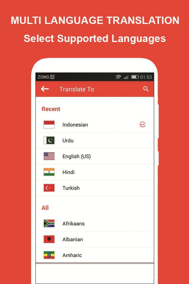 Speak and Translate All Languages Voice Translator screen 1