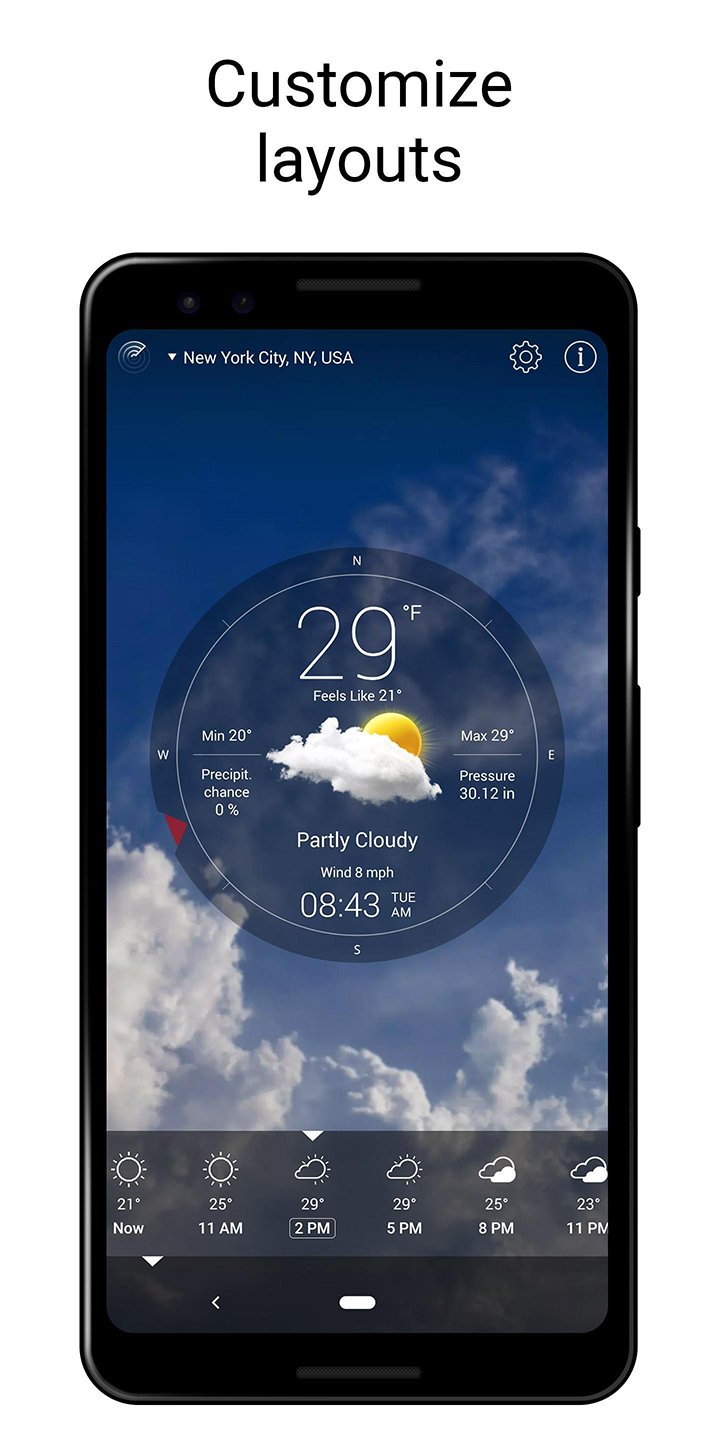 Weather Live screen 0