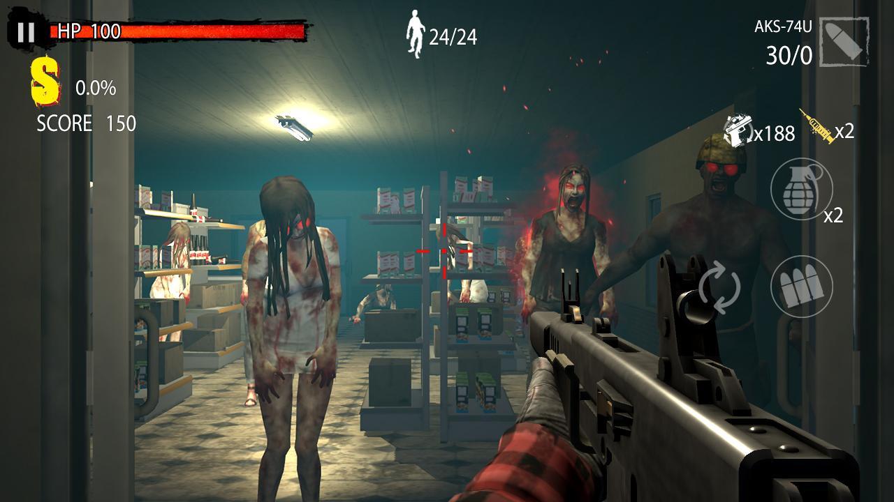 Zombie Hunter D Day screen 1