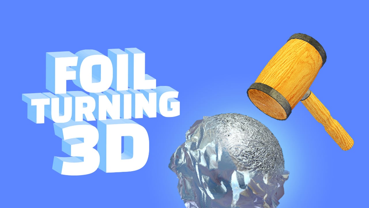 Foil Turning 3D poster