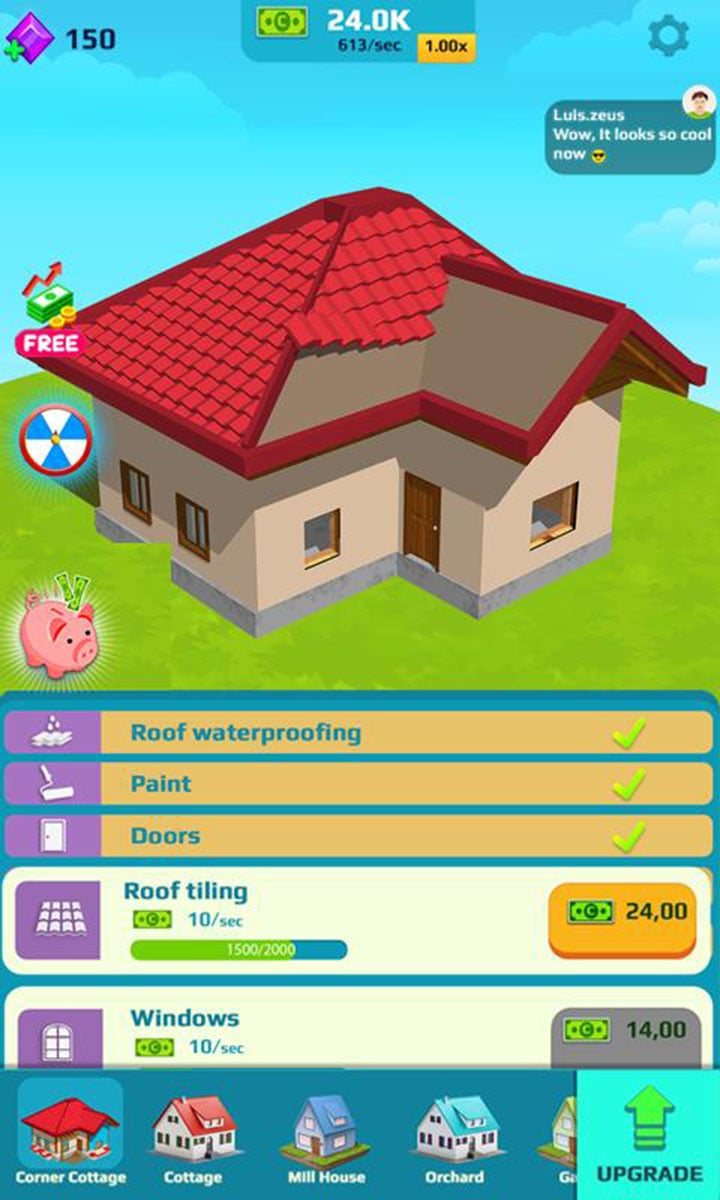 Idle Home Makeover screen 2