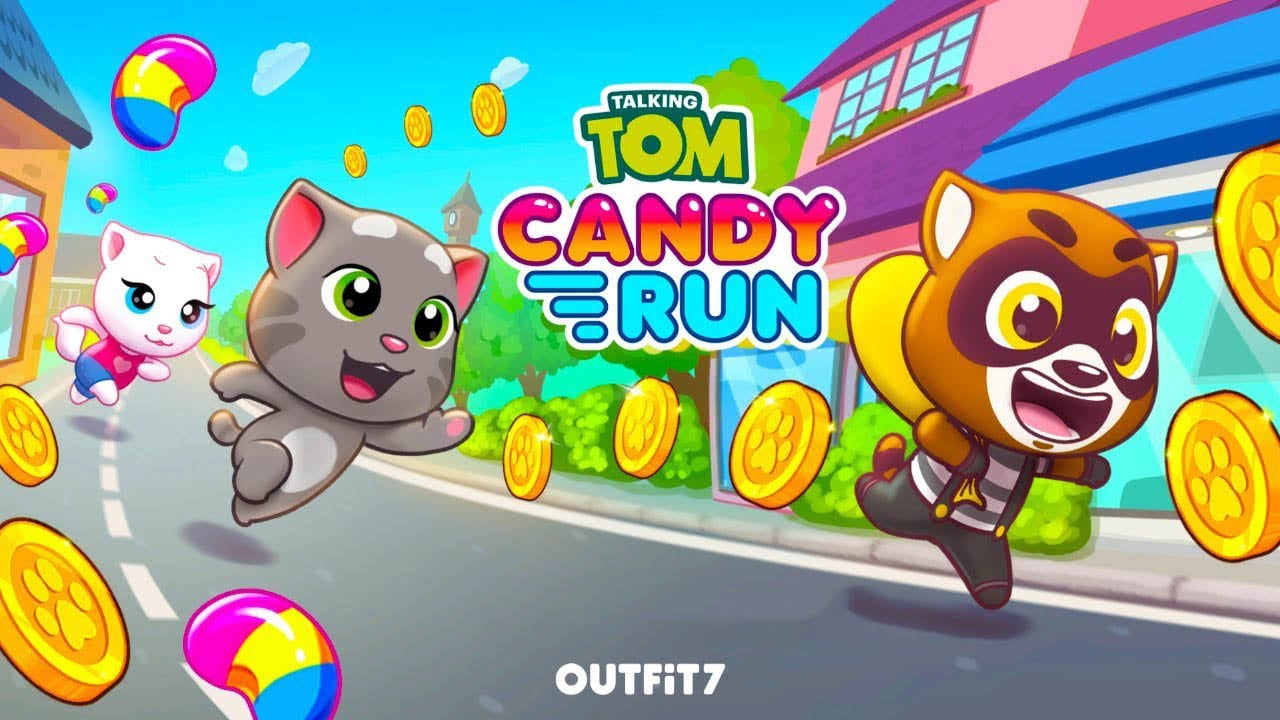 Talking Tom Candy Run poster