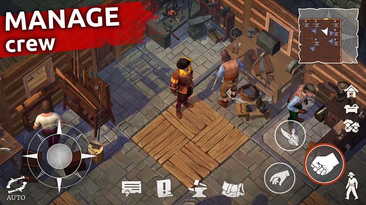 Mutiny Pirate Survival RPG screen 2