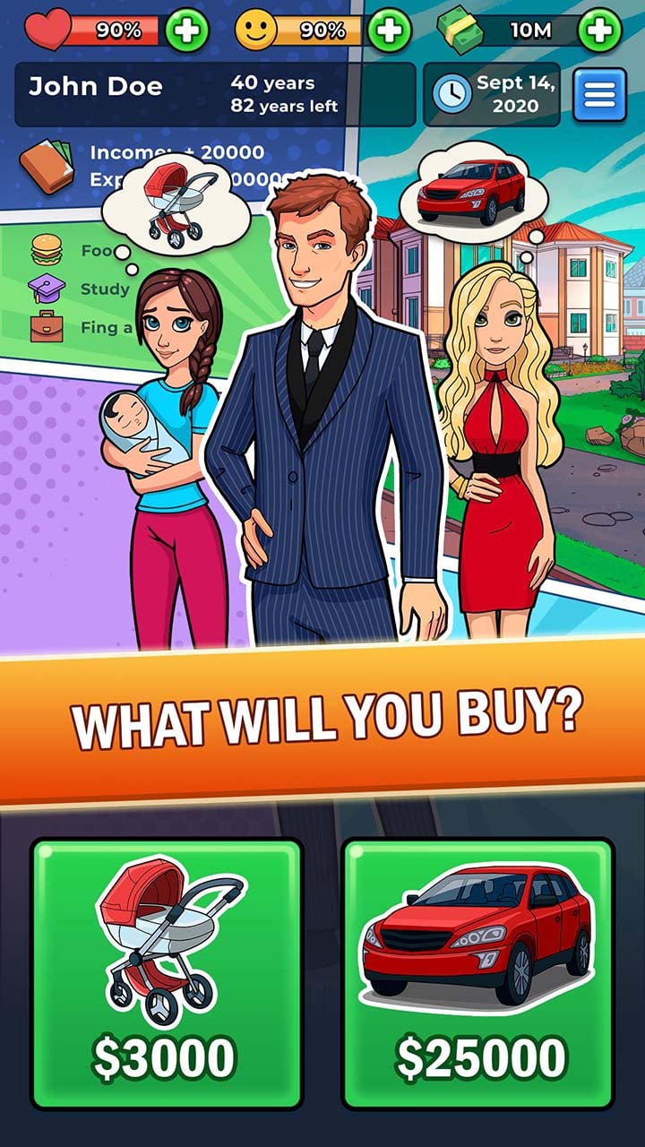 My Success Story business game screen 1