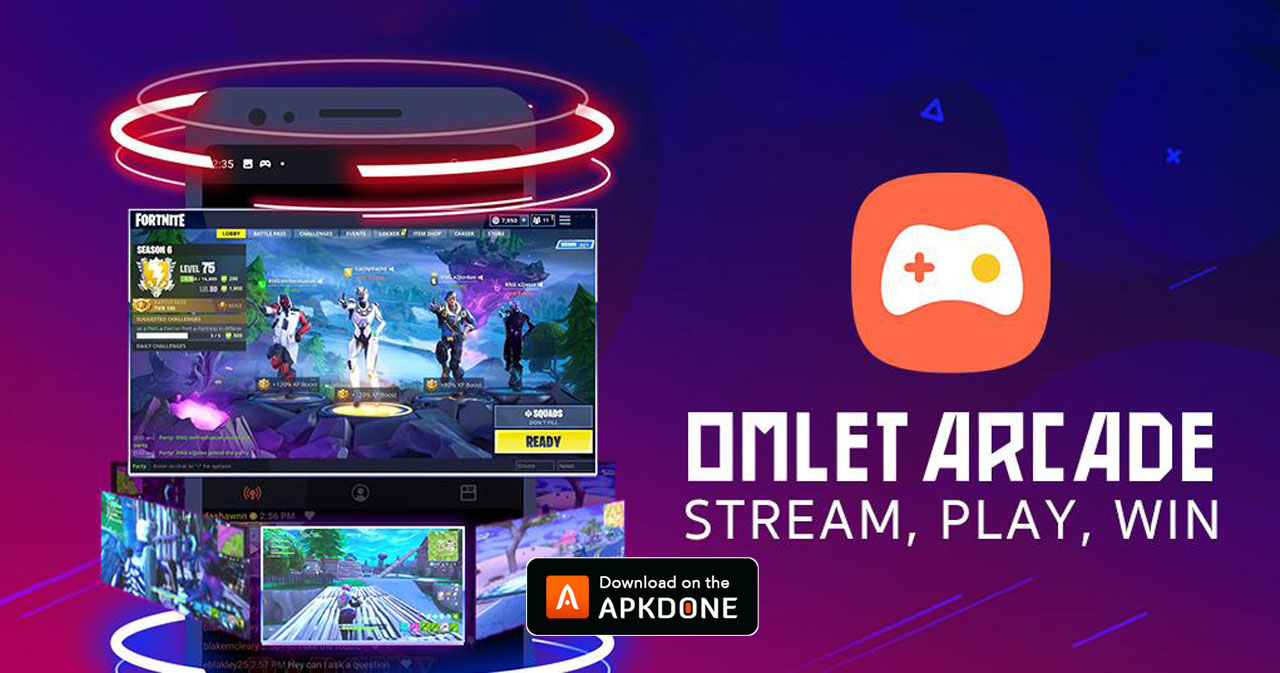 how to squad stream on omlet arcade
