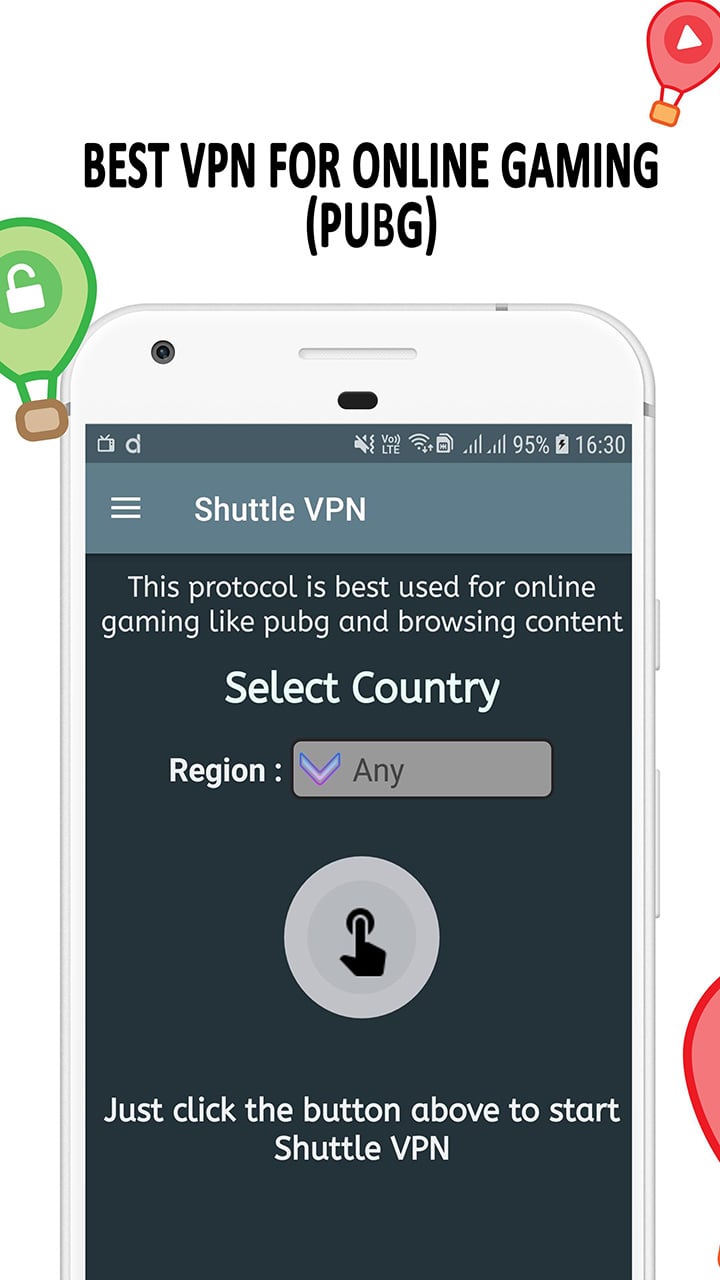 Shuttle VPN screen 4