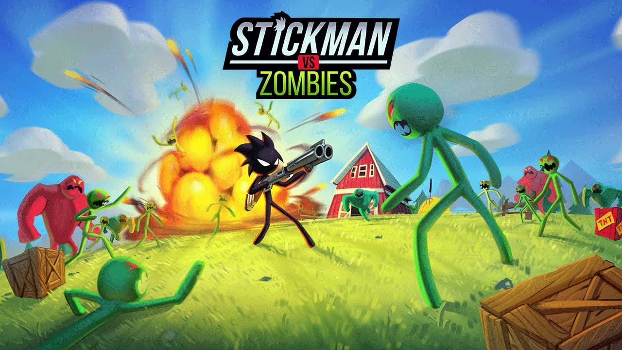 Stickman vs Zombies poster