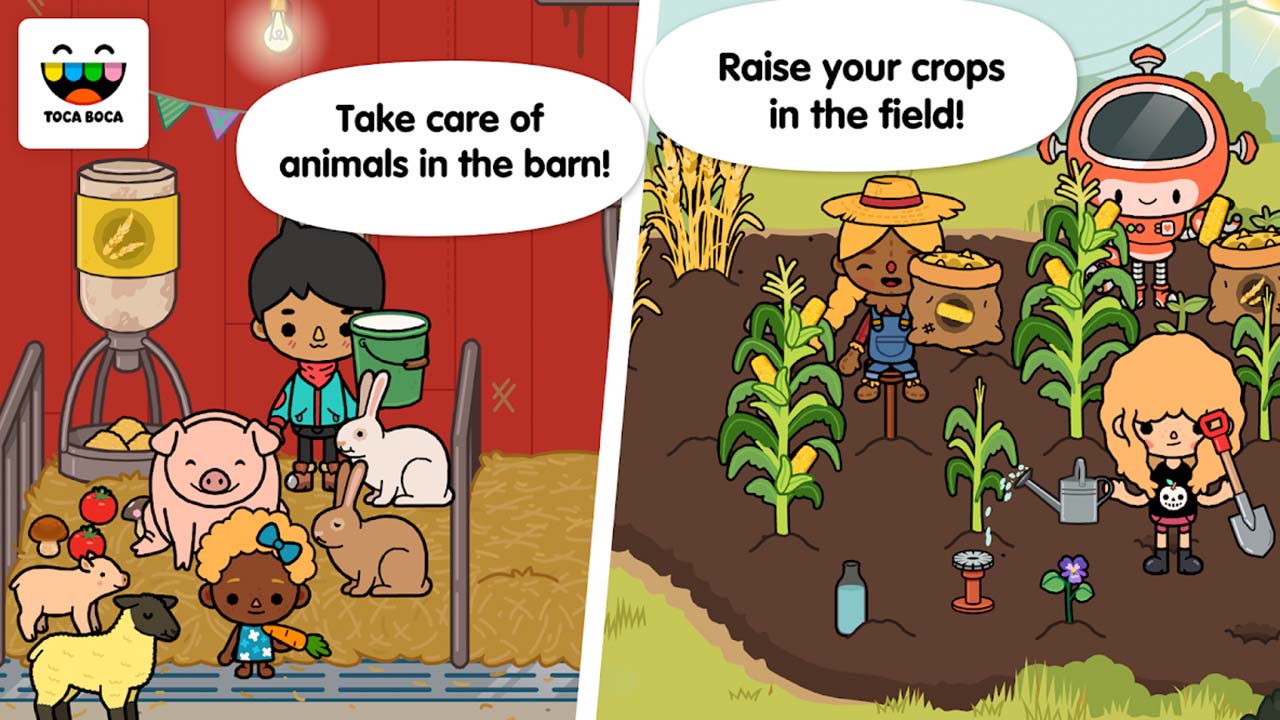 Toca Life Farm screen 1