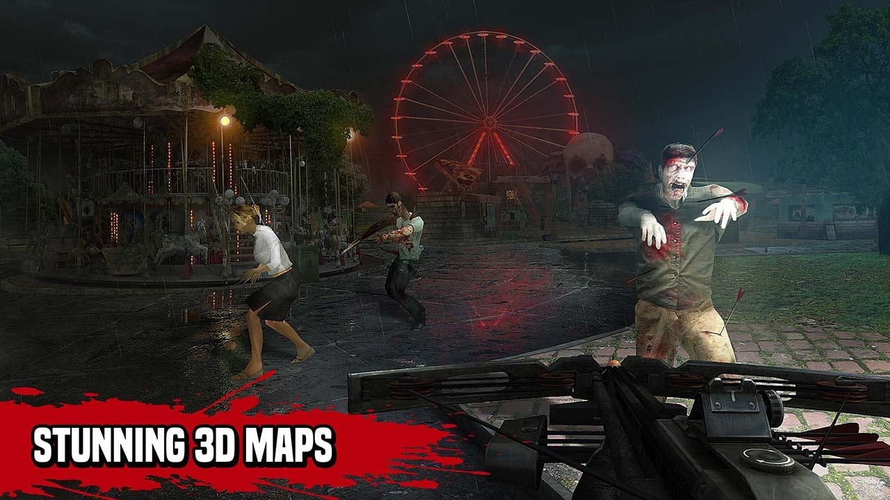 Zombie Hunter Sniper 4 شاشة Screen
