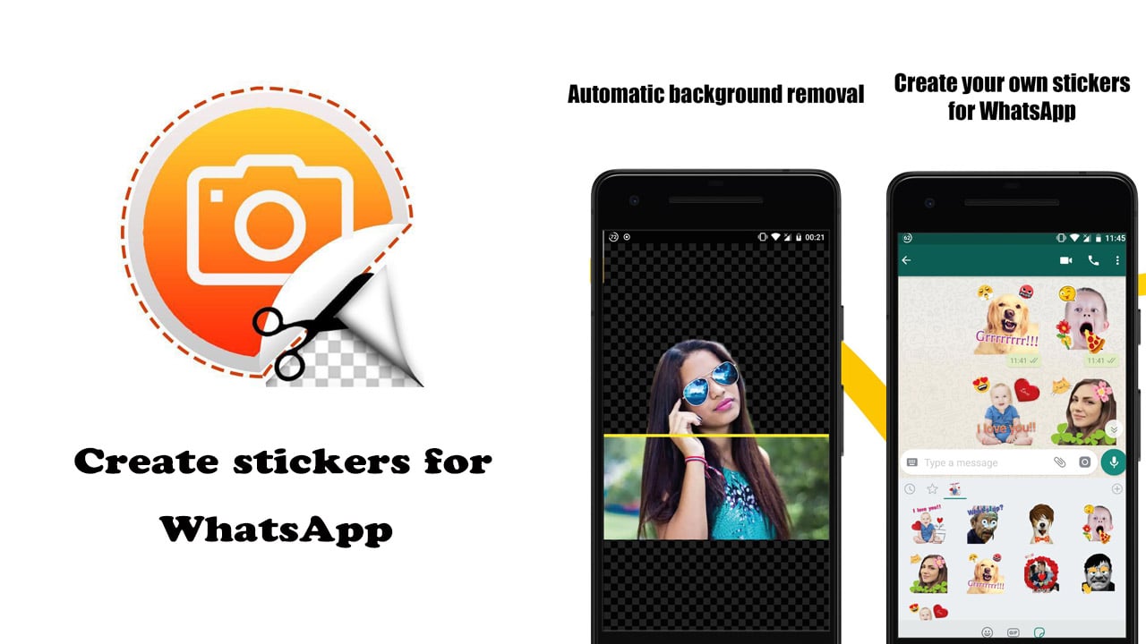 Create stickers for WhatsApp poster