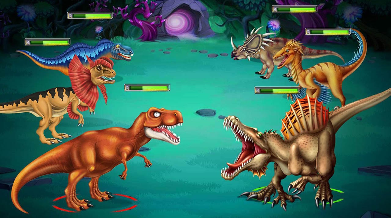 Dino Battle screen 2