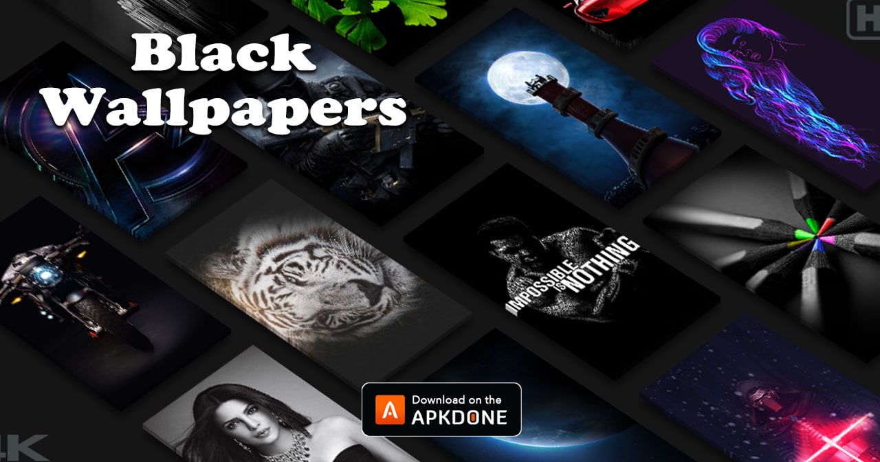 Black Wallpapers MOD APK  (Premium Unlocked) for Android