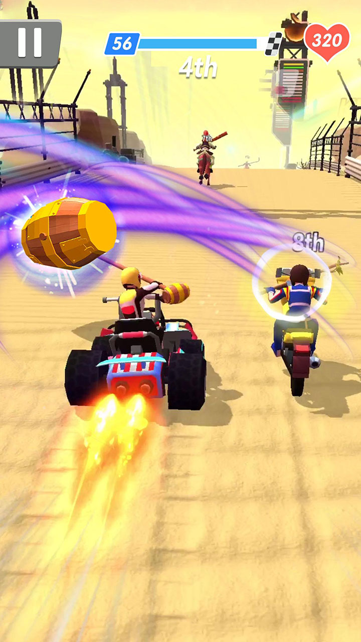 Racing Smash 3D screen 1